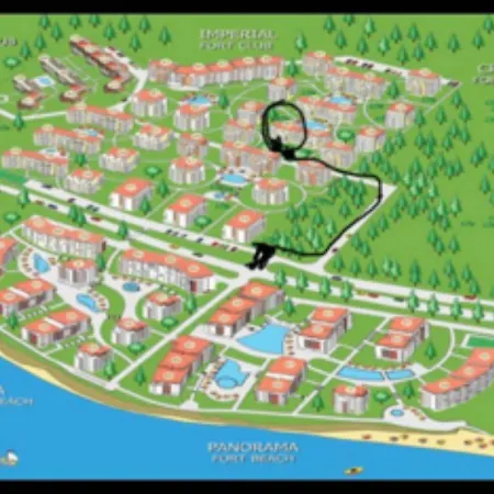 Appartement 2-Комнатные Апартаменты У Моря 10 Бассейнов Crown Fort Noks *